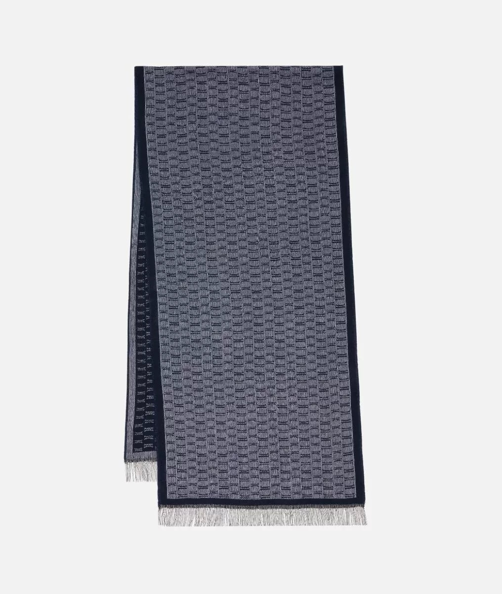 1A Classe Alviero Martini Sciarpa 1C all-over - Blu Navy