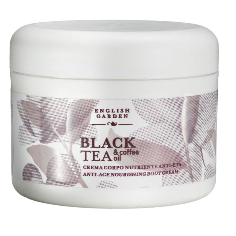English Garden Crema Corpo Nutriente Anti Età' Black Tea And Coffee Oil