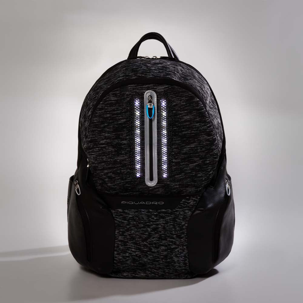 Bag Motic Zaino medio in pelle con battery pack