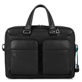 Black Square Borsa sottile porta computer e porta iPad a due manici