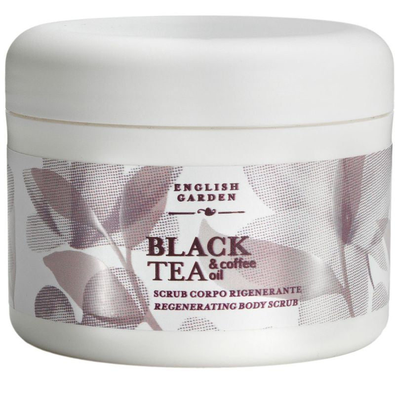 English Garden Scrub Corpo Rigenerante Black Tea And Coffee Oil