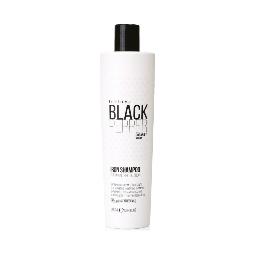 Inebrya Black Pepper Iron Shampoo Rinforzante Idratante 300ml