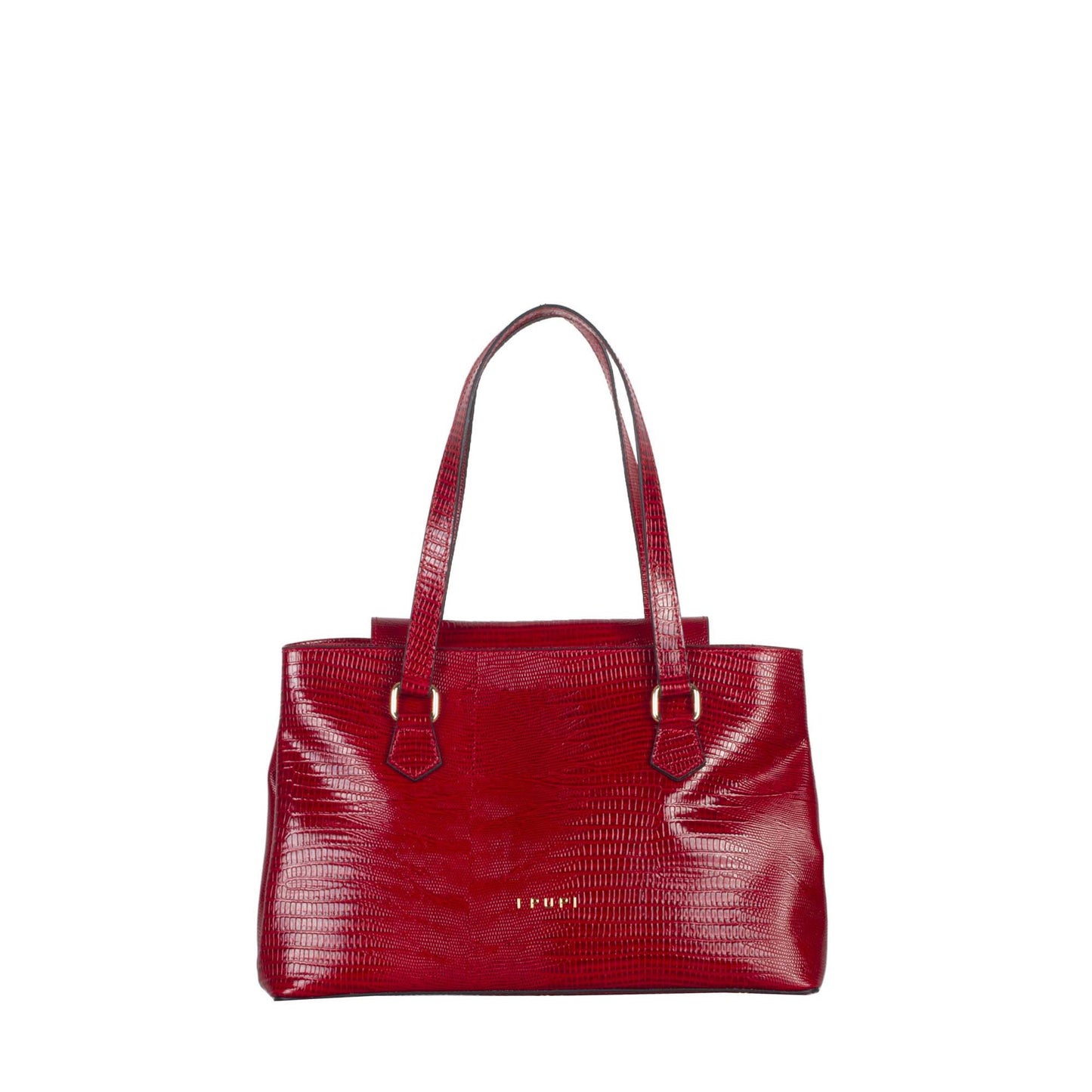 I Pupi Borsa Audry Shopping Trapezio - Rosso