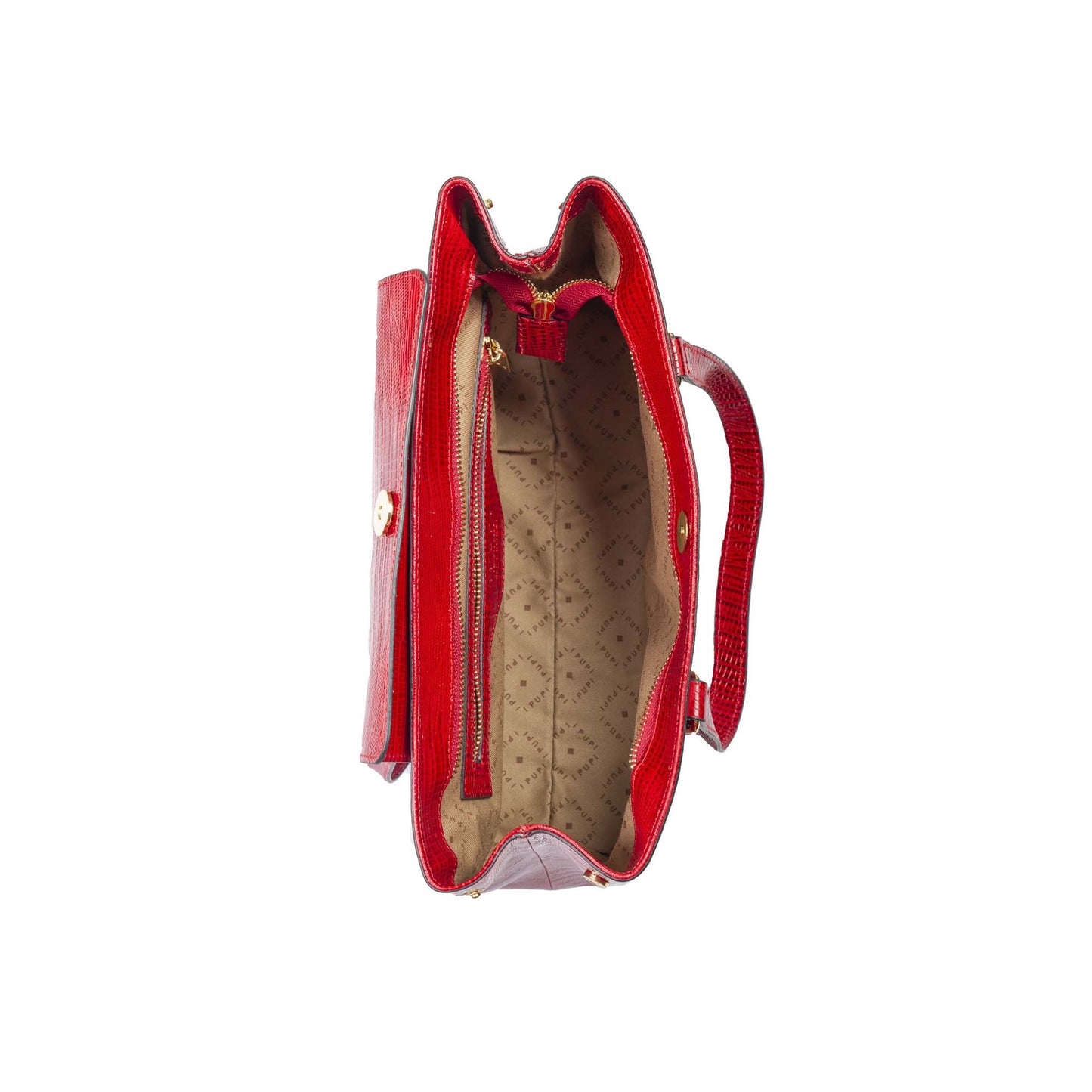 I Pupi Borsa Audry Shopping Trapezio - Rosso