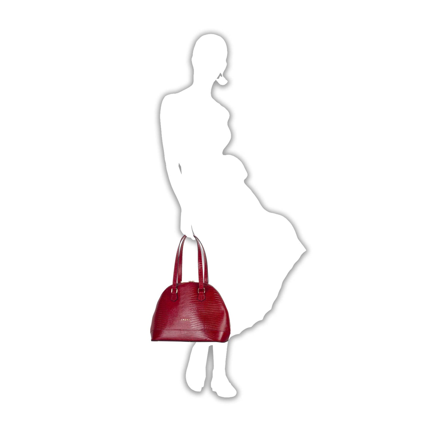 I Pupi Borsa Audry Bugatti - Rosso