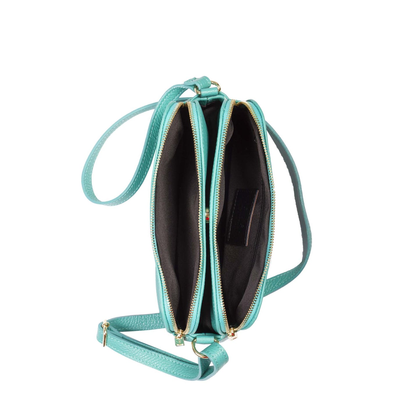 I Pupi Borsa Nemesi Tracolla - Verde Tiffany