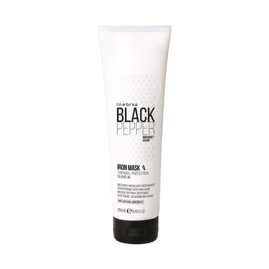 Inebrya Black Pepper - Iron Mask - Maschera Rinforzante Disciplinante - 250 ml