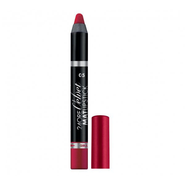 Deborah 24ore Velvet Mat Lipstick Red 05