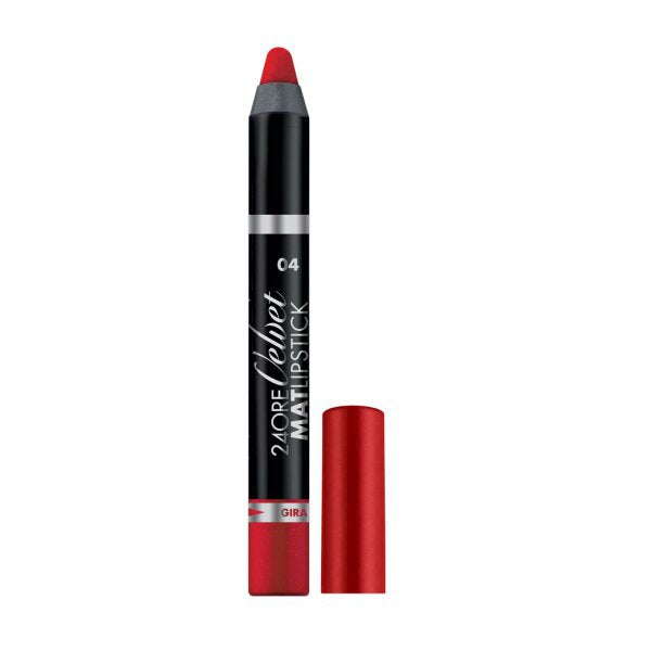 Deborah 24ore Velvet Mat Lipstick Cherry 04