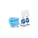 Griffe Kit Clendy Igienizzante Mani 2 pz + Mascherine 5 pz